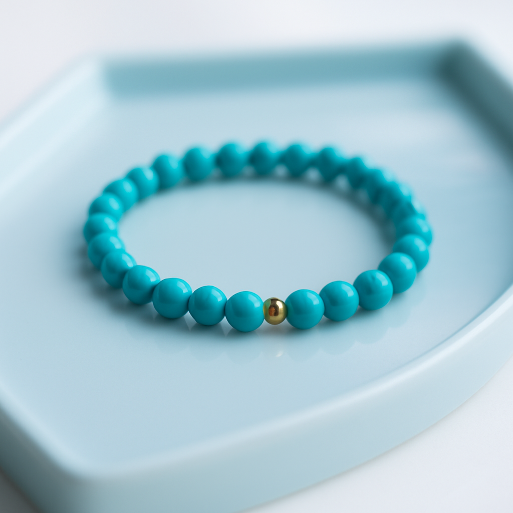 Himalayan Blue Turquoise Bracelet