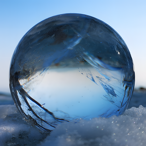 Himalayan Clear Quartz Sphere — Specimen-Grade, Untreated
