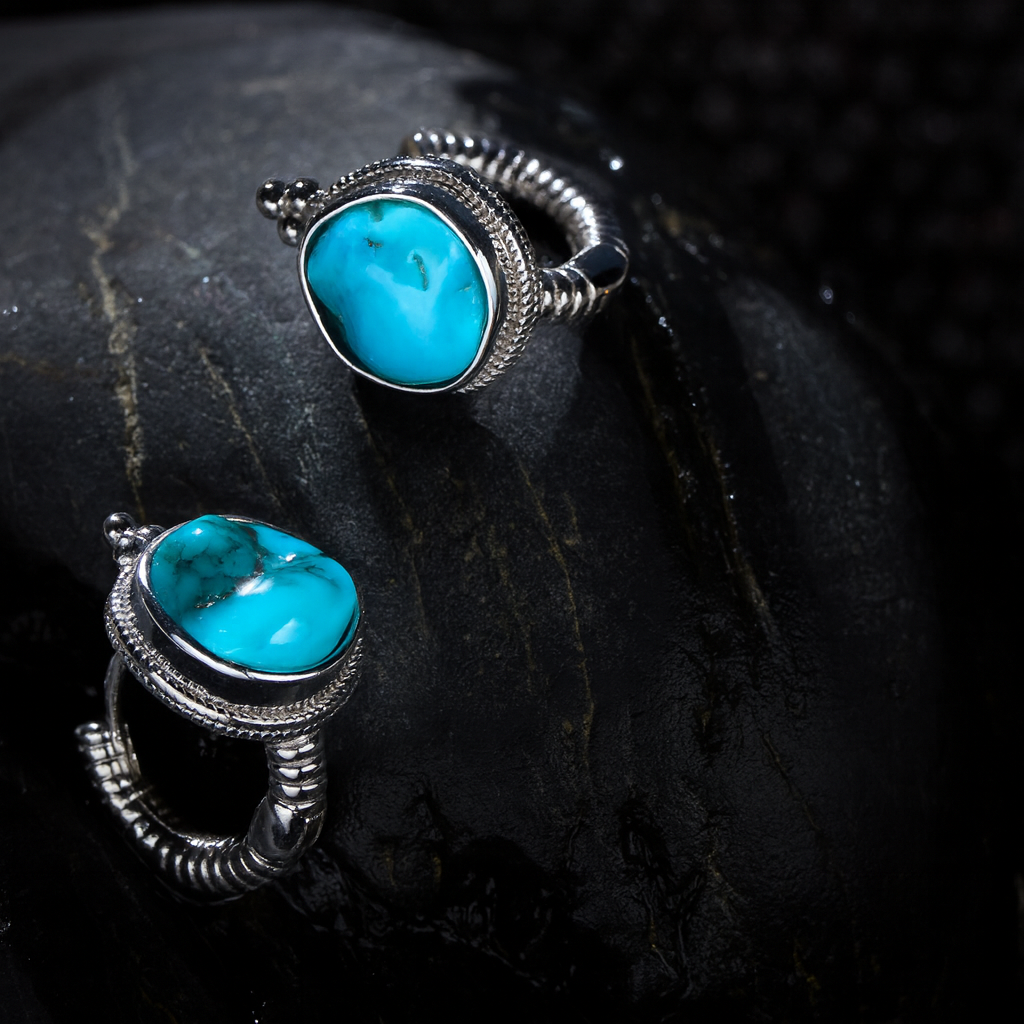 Himalayan Turquoise Earrings