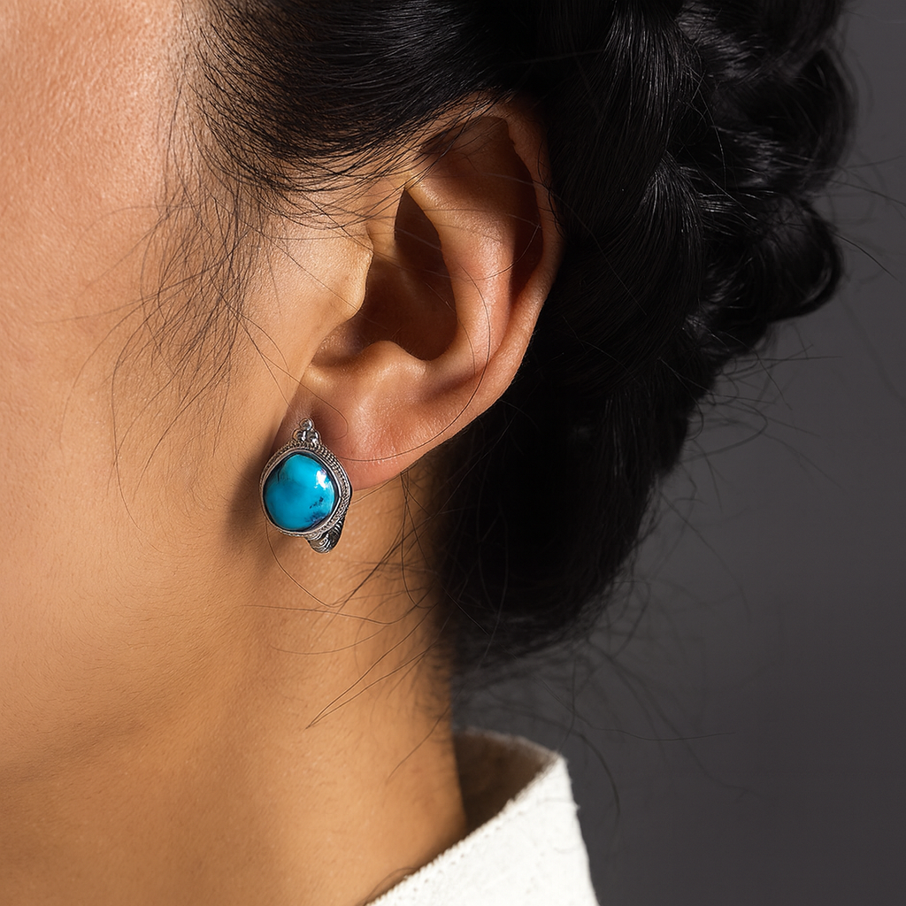 Himalayan Turquoise Earrings