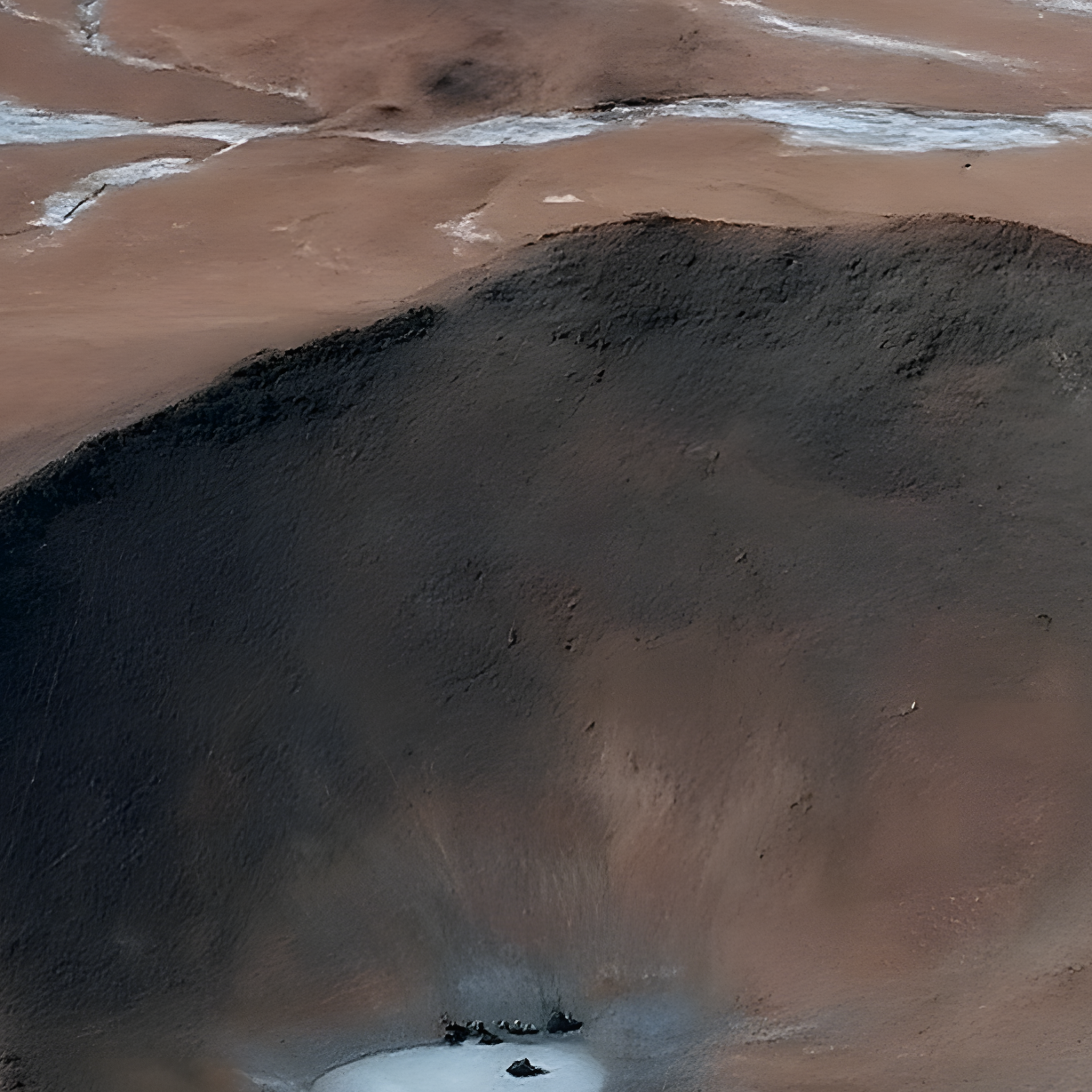 Remote high-altitude wilderness of the Changtang Plateau in Tibet