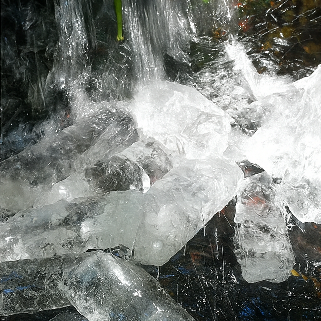 Close-up of Himalayan clear quartz rough highlighting unique geological inclusions and prism effects