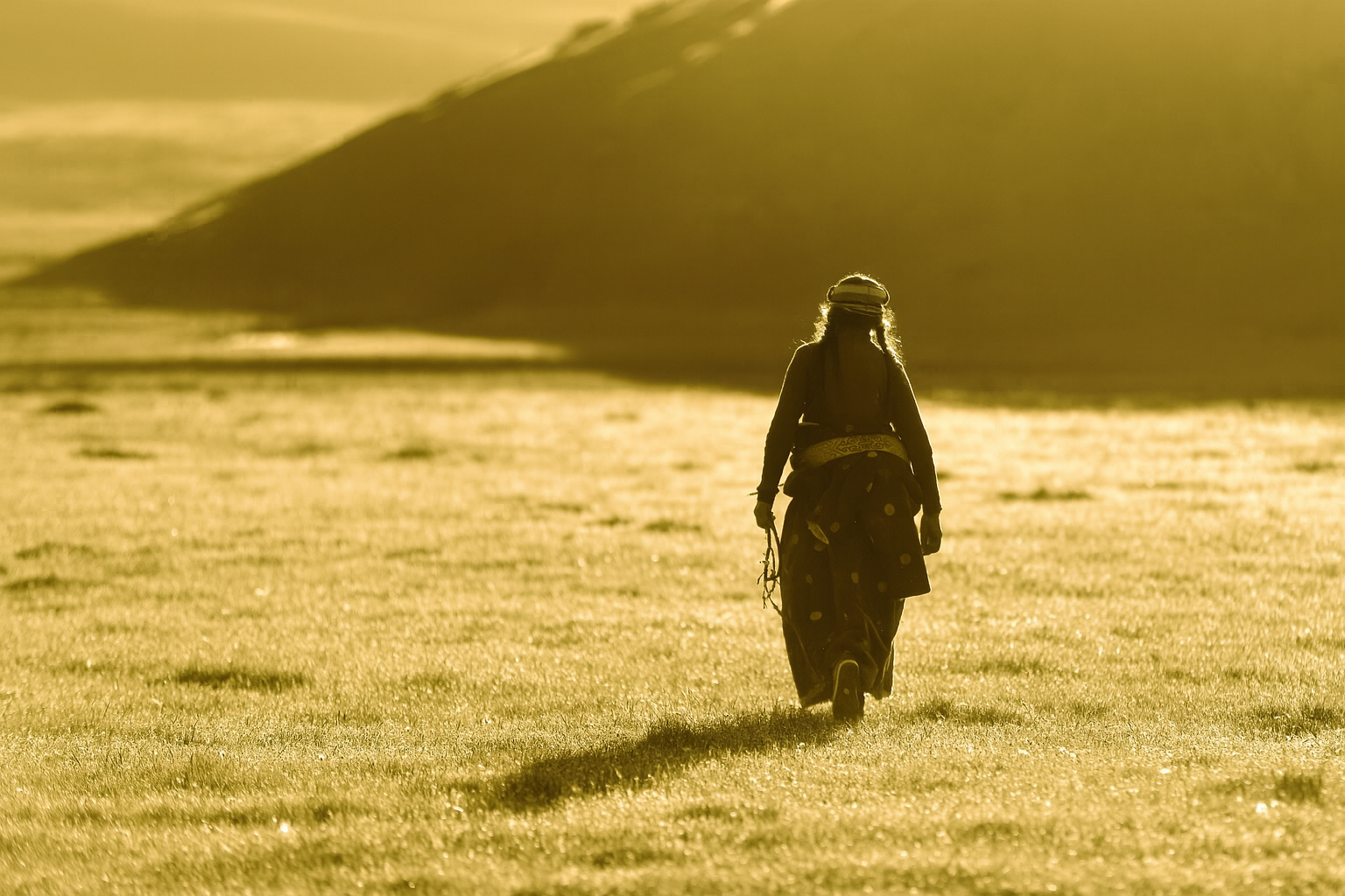 Daily life in rural Tibet on the high-altitude plateau