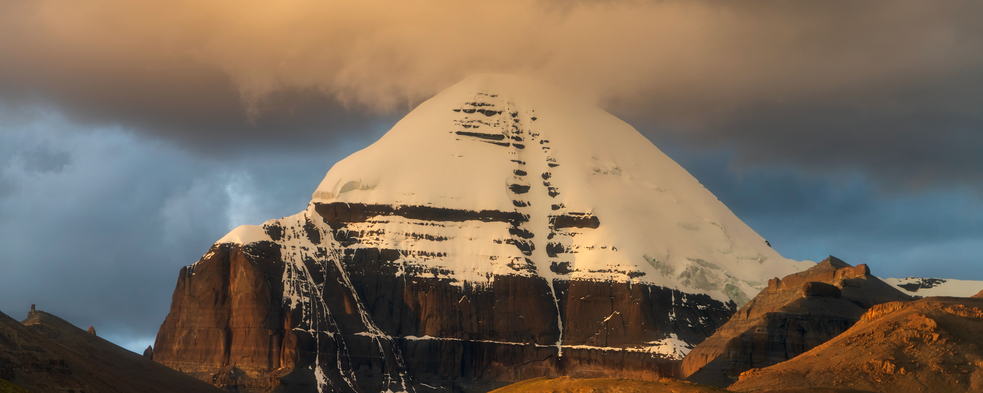 Mount Kailash sacred peak in the Himalayas revered as a spiritual pilgrimage destination