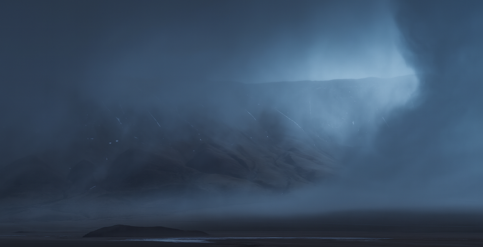 Snowstorm over the Changtang No Man’s Area on the Tibetan Plateau