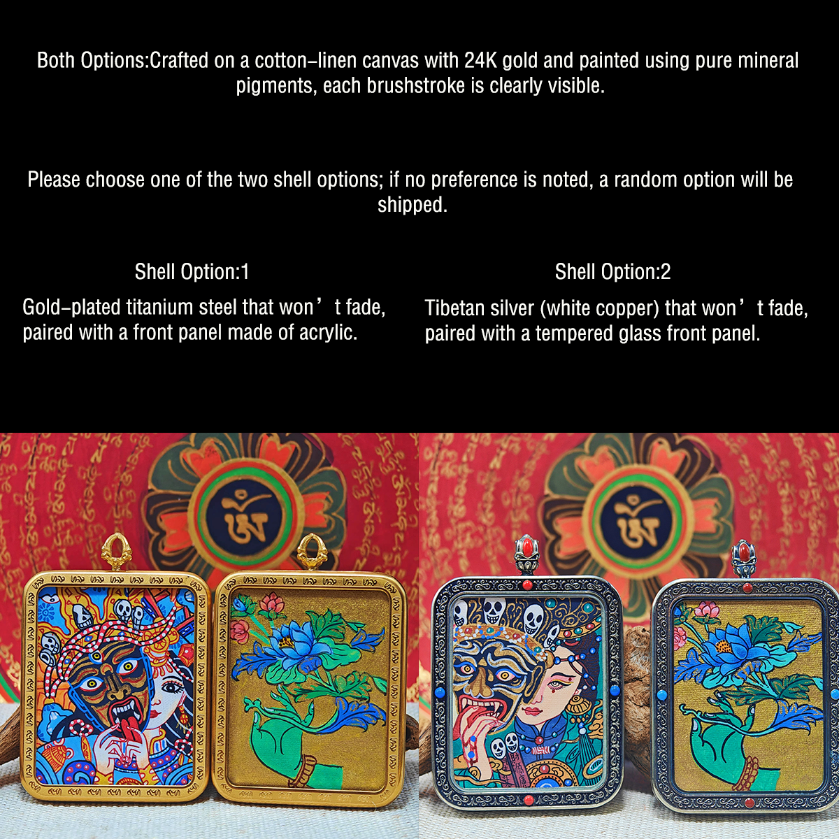 Akasagarbha Zodiac Guardian Tangka (For Ox & Tiger Years) 1