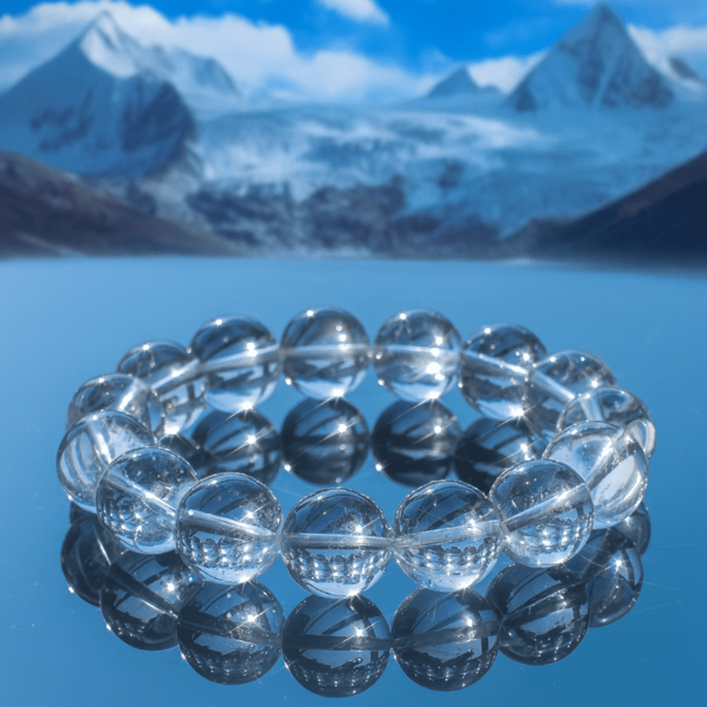 Natural Himalayan Clear Quartz Bracelet — “First Clarity” Edition - Himalayan Whisper - 