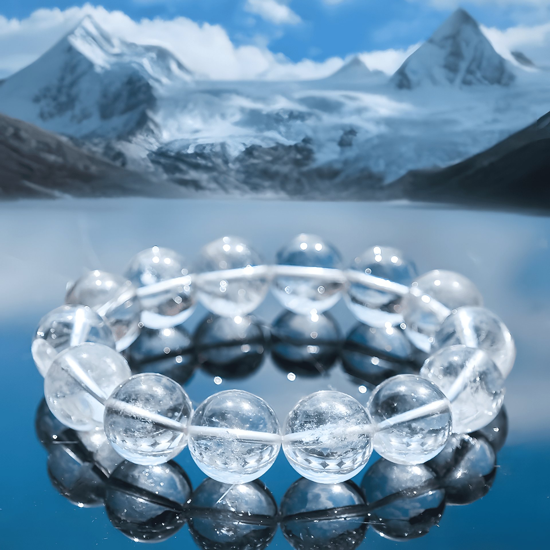 Natural Himalayan Clear Quartz Bracelet — “First Clarity” Edition - Himalayan Whisper - 