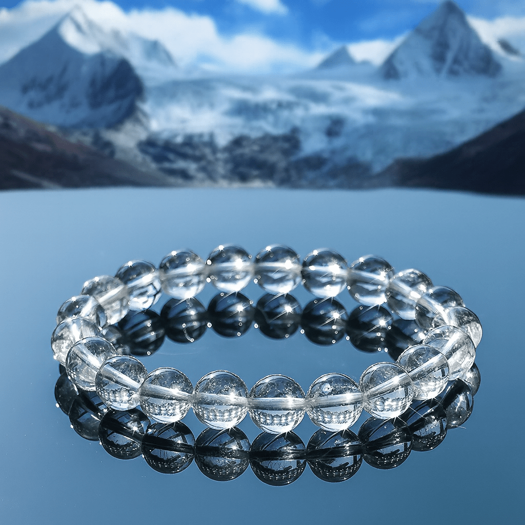 Natural Himalayan Clear Quartz Bracelet — “First Clarity” Edition - Himalayan Whisper - 