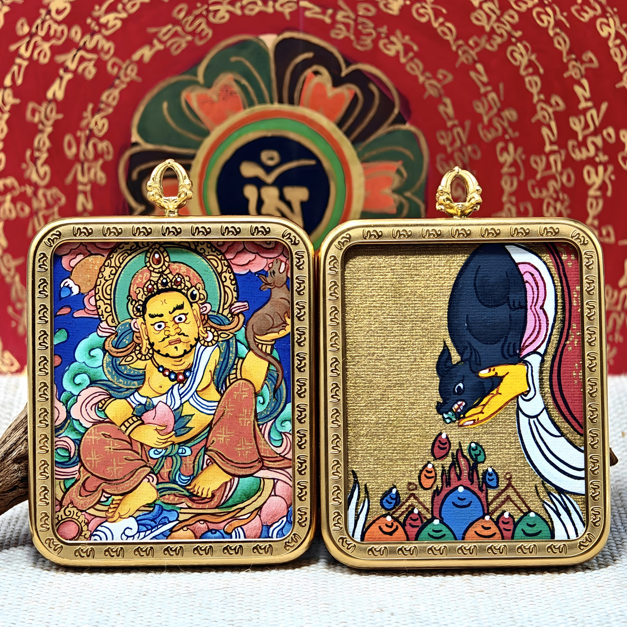 Yellow Wealth Energy Thangka 1