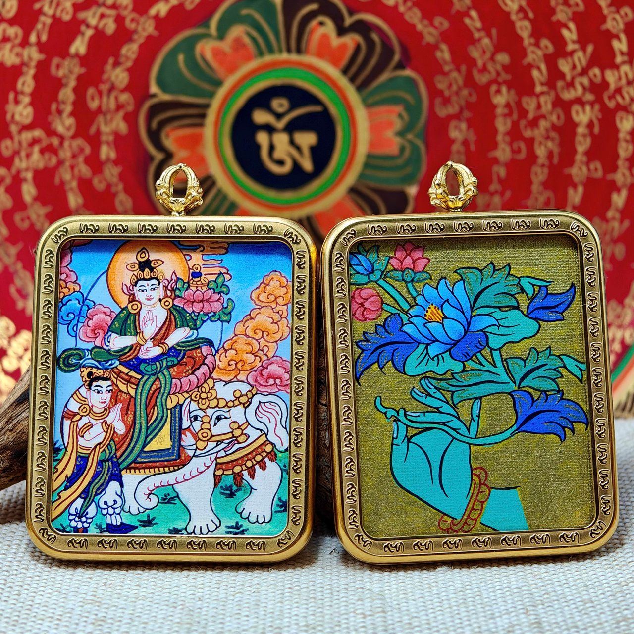 Samantabhadra Zodiac Guardian Tangka 1 (For Dragon & Snake Years)