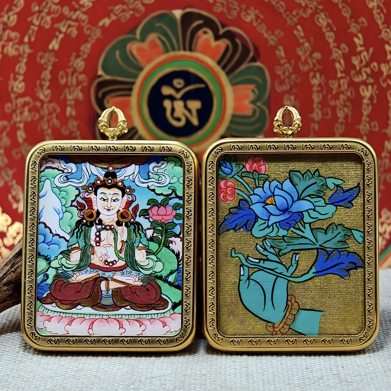 Mahāsthāmaprāpta Zodiac Guardian Tangka (For Year of the Horse) 2