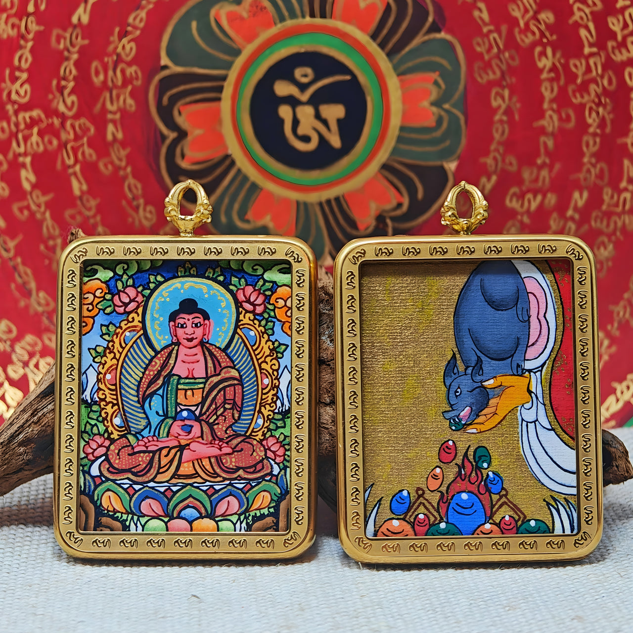 Vairocana Zodiac Guardian Tangka (For Year of the Rooster) 1